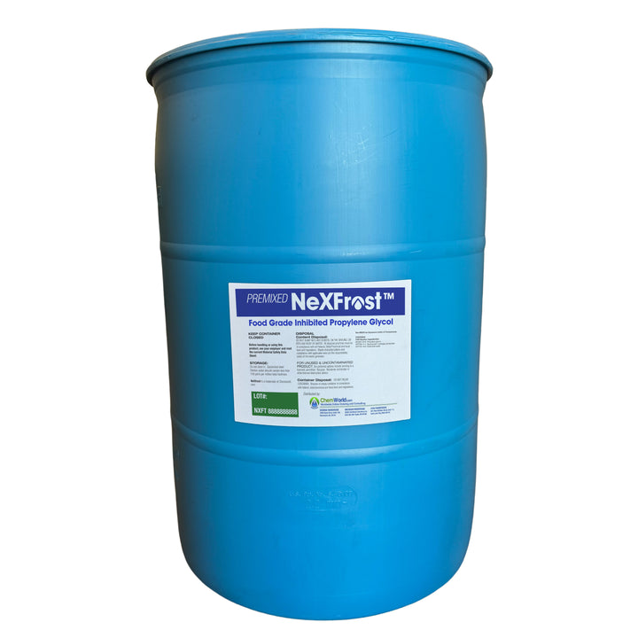 Chemworld NexFrost Premixed Glycol 20%-60% - 55 Gallon Drum