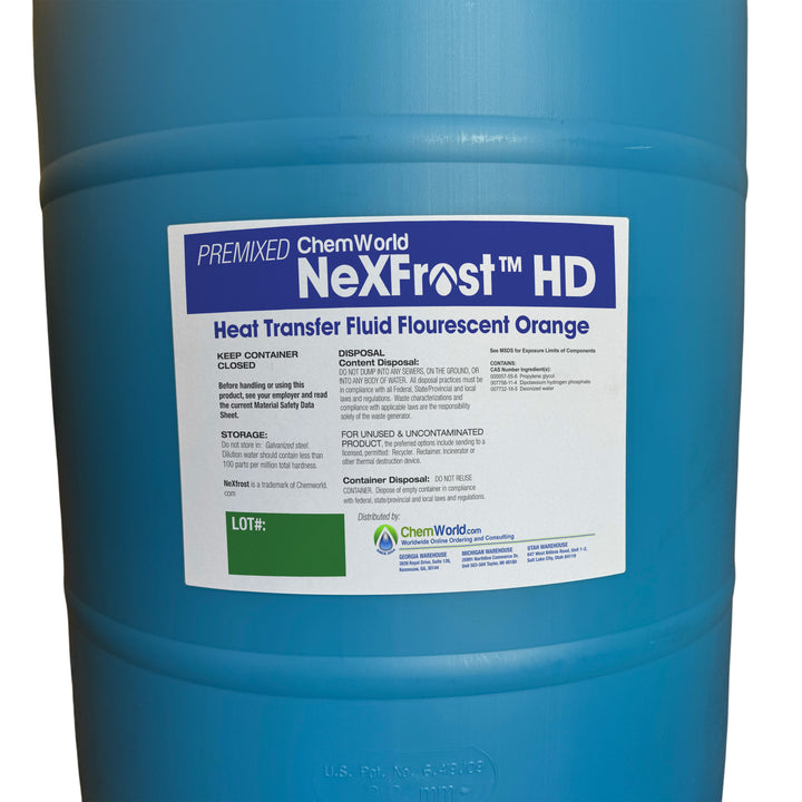 Premixed Chemworld NexFrost HD Glycol 20%-60% – 55 Gallon Drum
