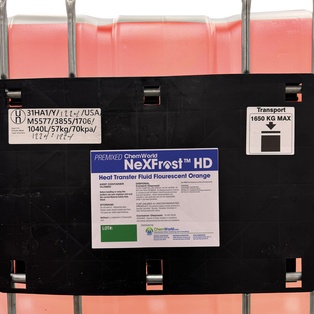 Premixed Chemworld NexFrost HD Glycol 20%-60% – 275 Gallon Tote